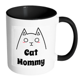 Cat Mommy Accent Mug - Assorted Colors