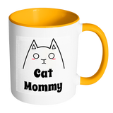 Cat Mommy Accent Mug - Assorted Colors