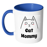 Cat Mommy Accent Mug - Assorted Colors